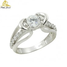 Gümüş Zirkon Taşlı Yüzük